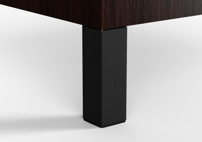 Picture of Peter Meier 6” Square Furniture Leg in Black Matte (556-15-19)